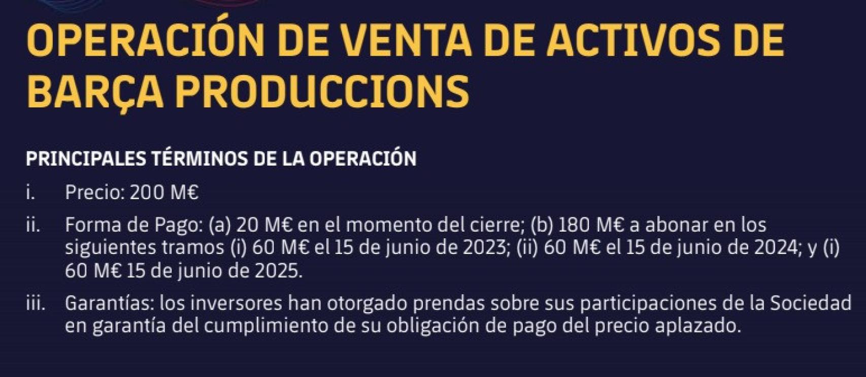 El FC Barcelona se arriesga a un nuevo impago por Barça Studios en junio de 2024