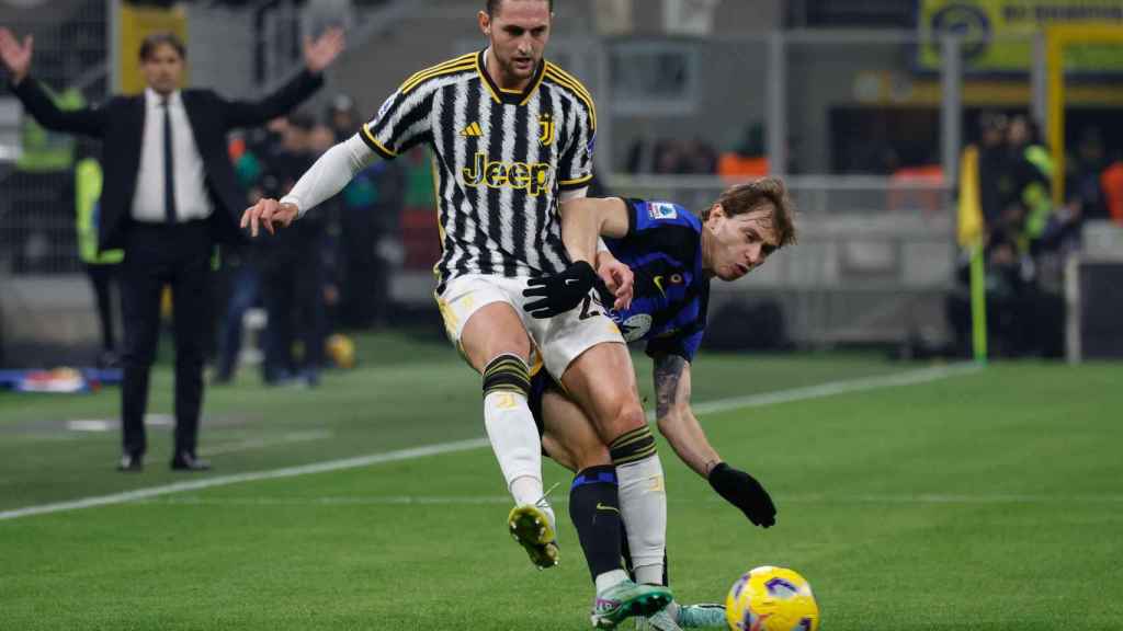 Adrien Rabiot, en un partido con la Juventus