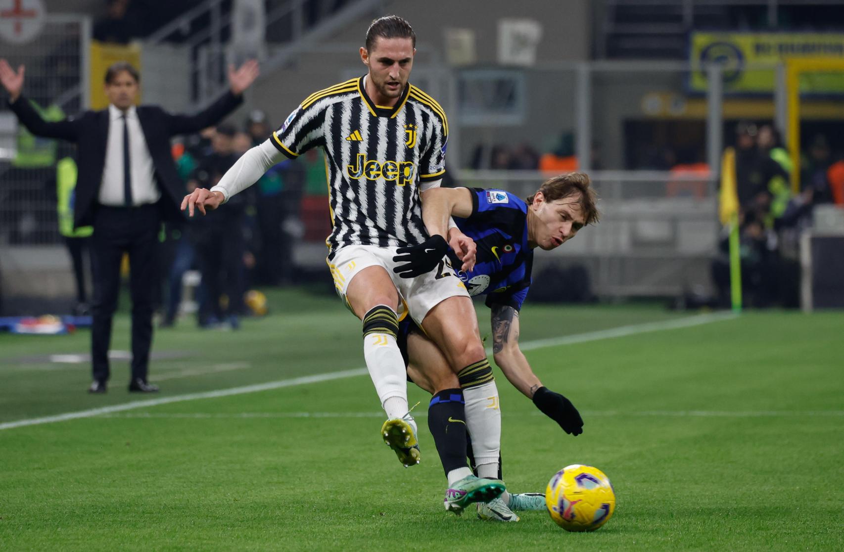Adrien Rabiot, en un partido con la Juventus