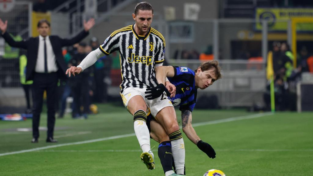 Adrien Rabiot, en un partido con la Juventus