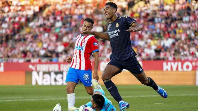 Bellingham falla una oportunidad de gol en el Girona-Real Madrid
