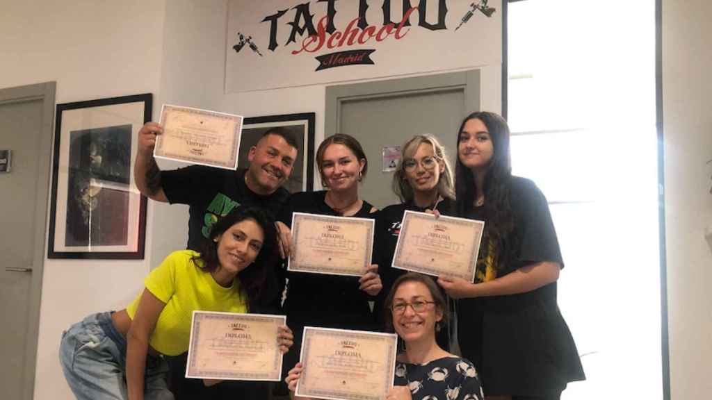 Entrega de diplomas de Tattoo School