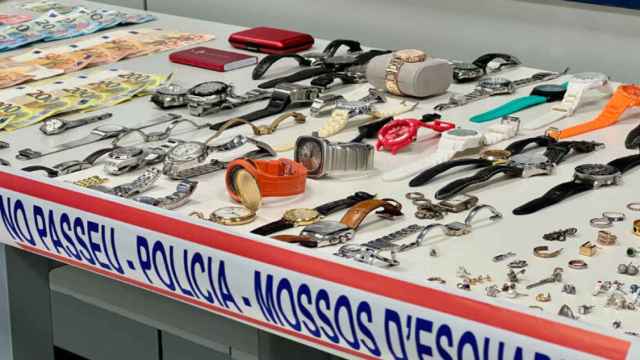 Objetos recuperados por los Mossos d'Esquadra procedentes de robos en domicilios de Cataluña