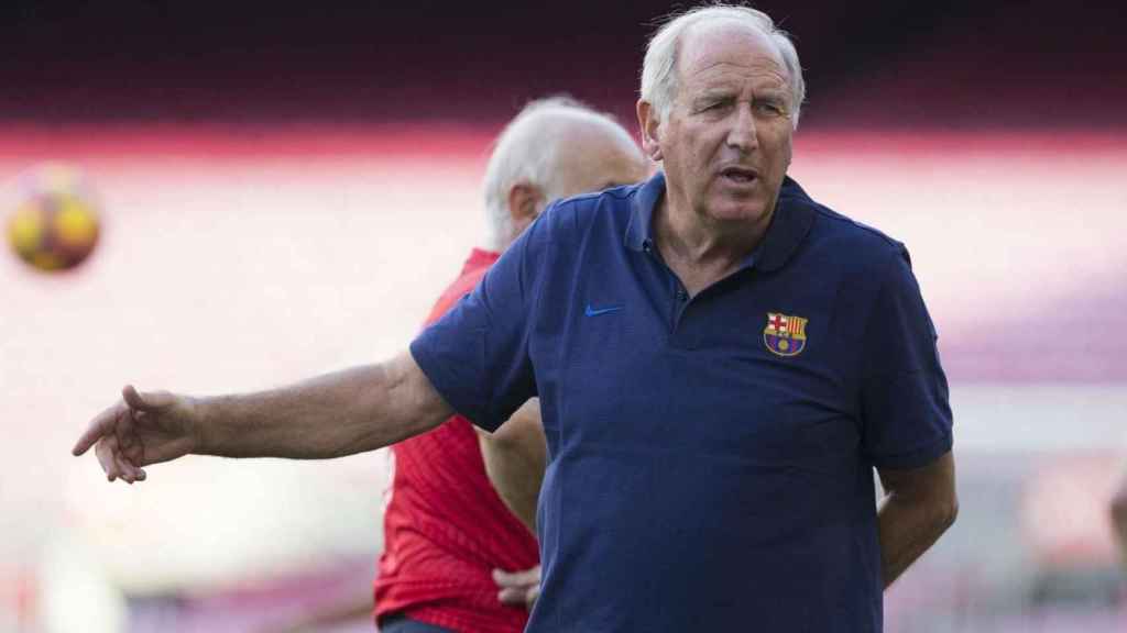 Carles Rexach, en su etapa de entrenador del Barça