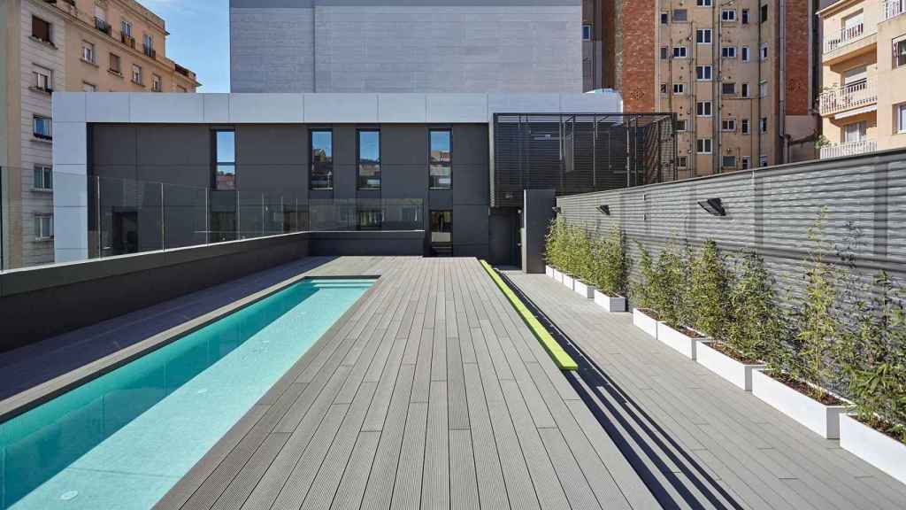 Piscina de ITA Diagonal, el nuevo hospital de día de la firma en Barcelona