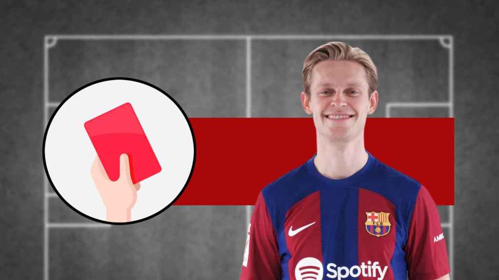 Frenkie de Jong: tarjeta roja