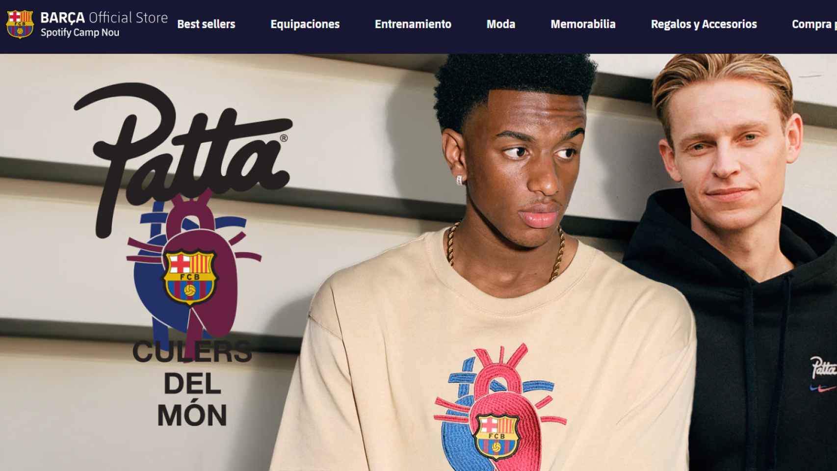 Colaboración 'streetwear' del FC Barcelona con la marca Patta