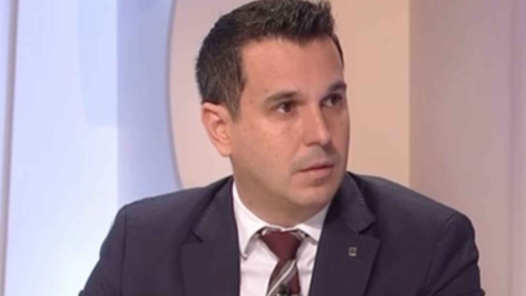 Samuel Reyes, director de la Agencia Catalana del Agua (ACA), en una entrevista en TV3