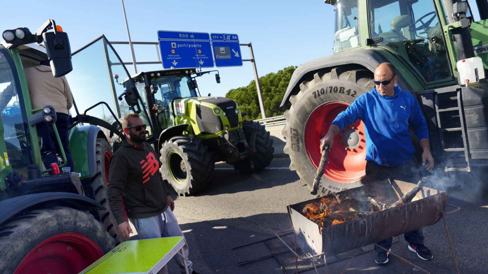 Protestas de los agricultores catalanes