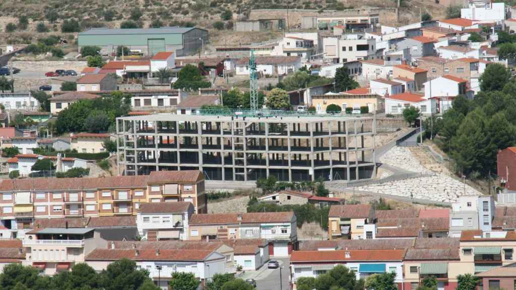 El pueblo de Mequinenza, en Aragón