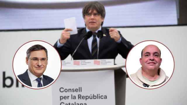 Jordi Castellà y Lluís Felipe Lorenzo, rivales de Carles Puigdemont en las elecciones al Consell de la República