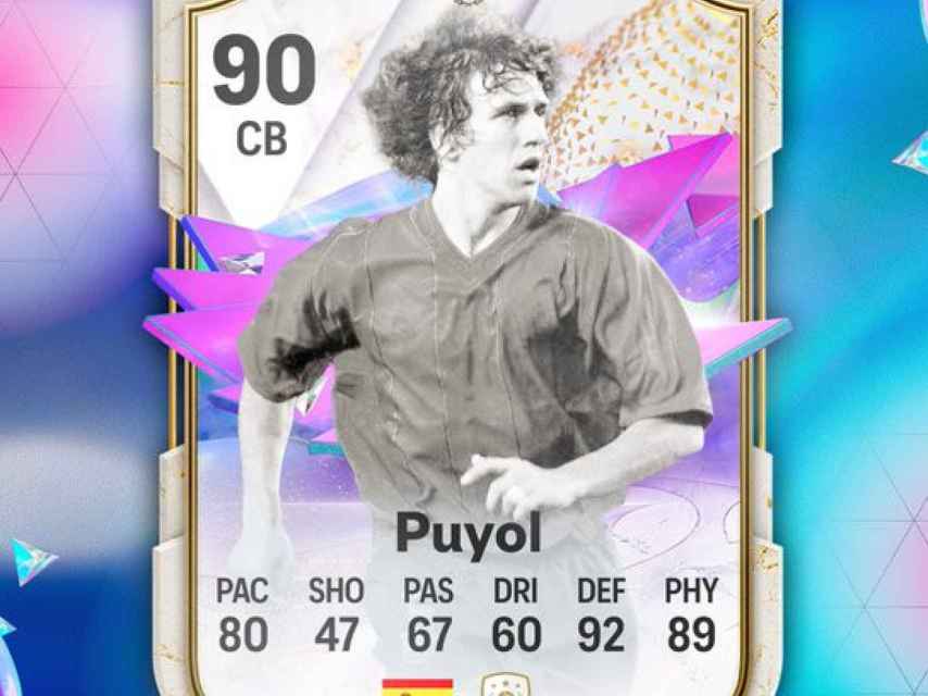 Carta de Carles Puyol en el videojuego EA Sports FC