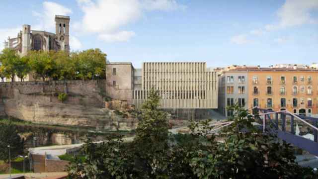 La futura sede de la Generalitat en Manresa, donde se ha producido un derrumbe