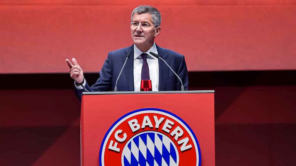 Herbert Hainer, presidente del Bayern Múnich, en una imagen de archivo