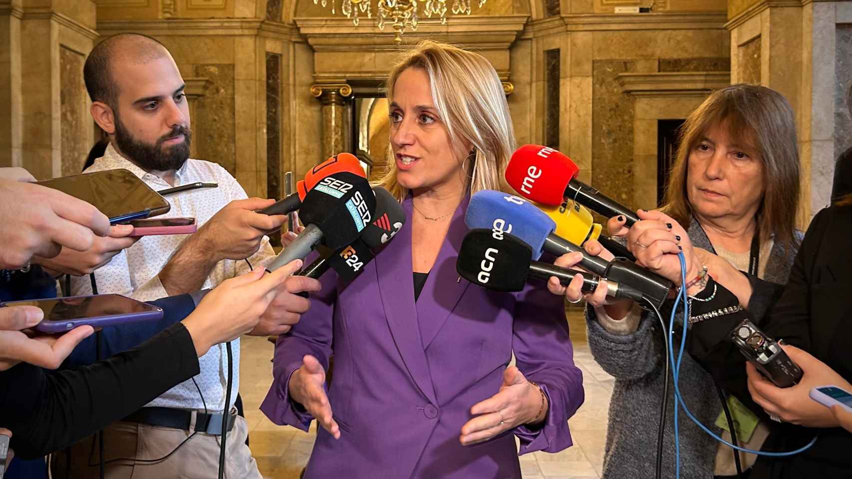 La consellera de Economía y Hacienda de la Generalitat, Natàlia Mas.