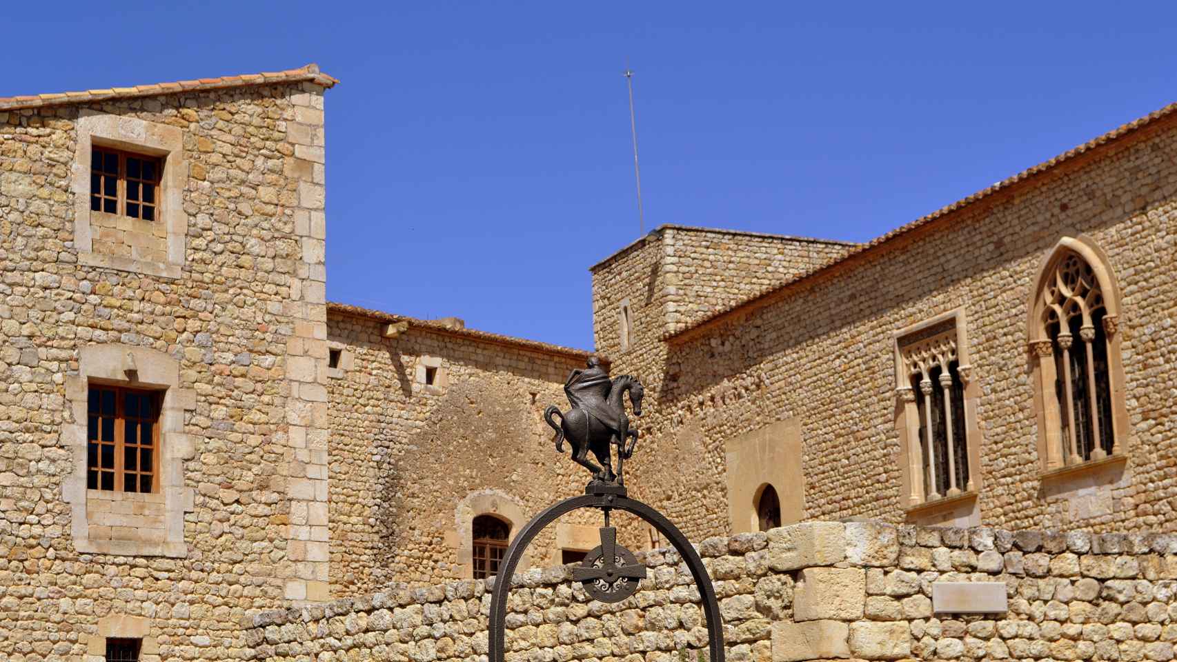 Detalle del Castillo de Sant Martí Sarroca