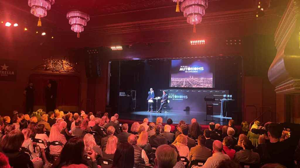 Celebración de la Nit dels Autònoms de Pimec en la sala Luz de Gas de Barcelona