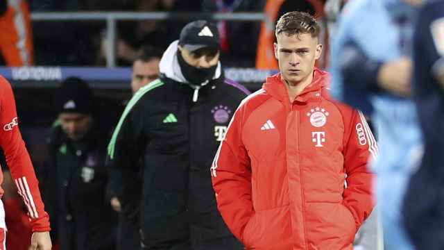 Joshua Kimmich, decepcionado tras la última derrota del Bayern de Múnich