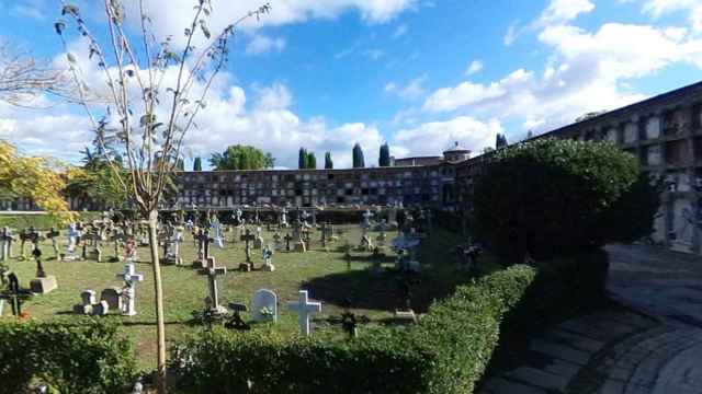 Vista del cementerio municipal de Lleida