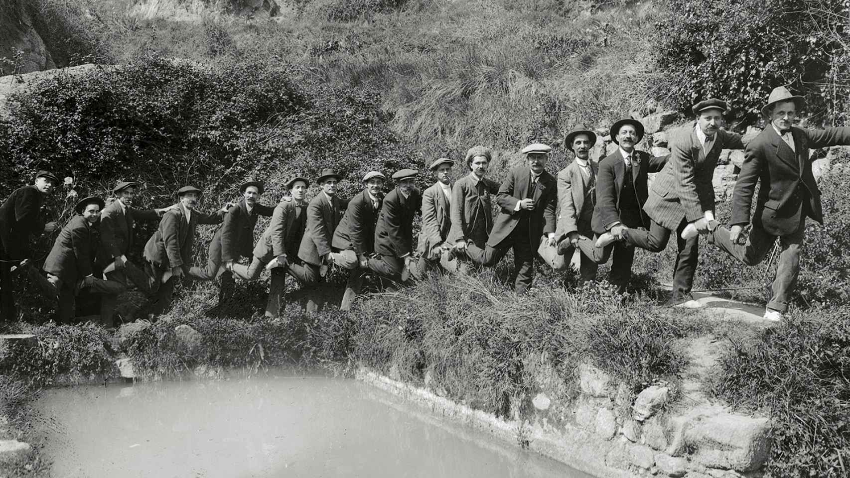 Retrato de un grupo de hombres (1910-1920)