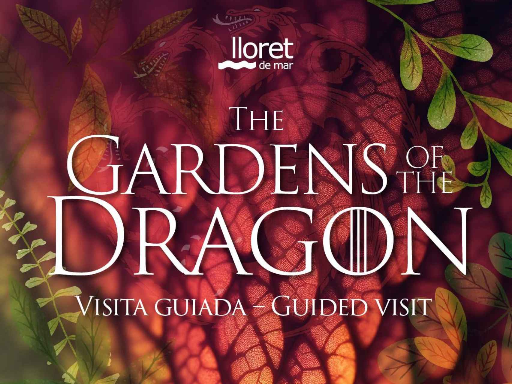 Imagen promocional sobre los 'jardines del dragón' de Lloret