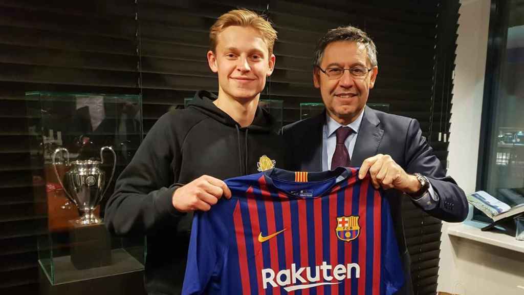 Frenkie de Jong y Bartomeu