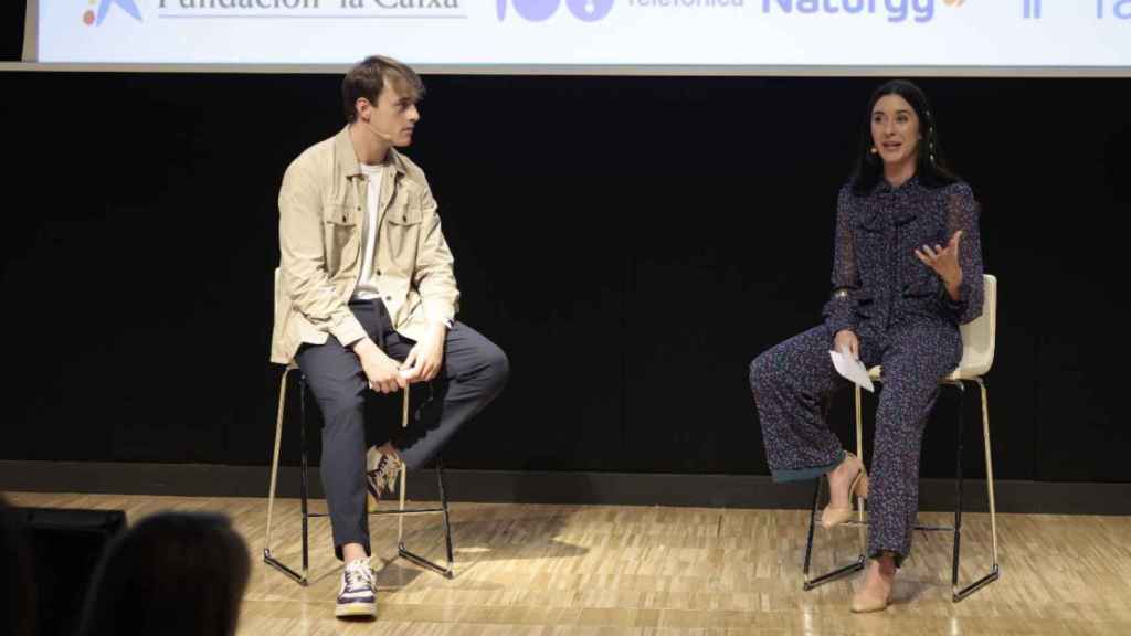 Javier García Tort (i.) y Paloma Martín (d.), miembros de Lideremos