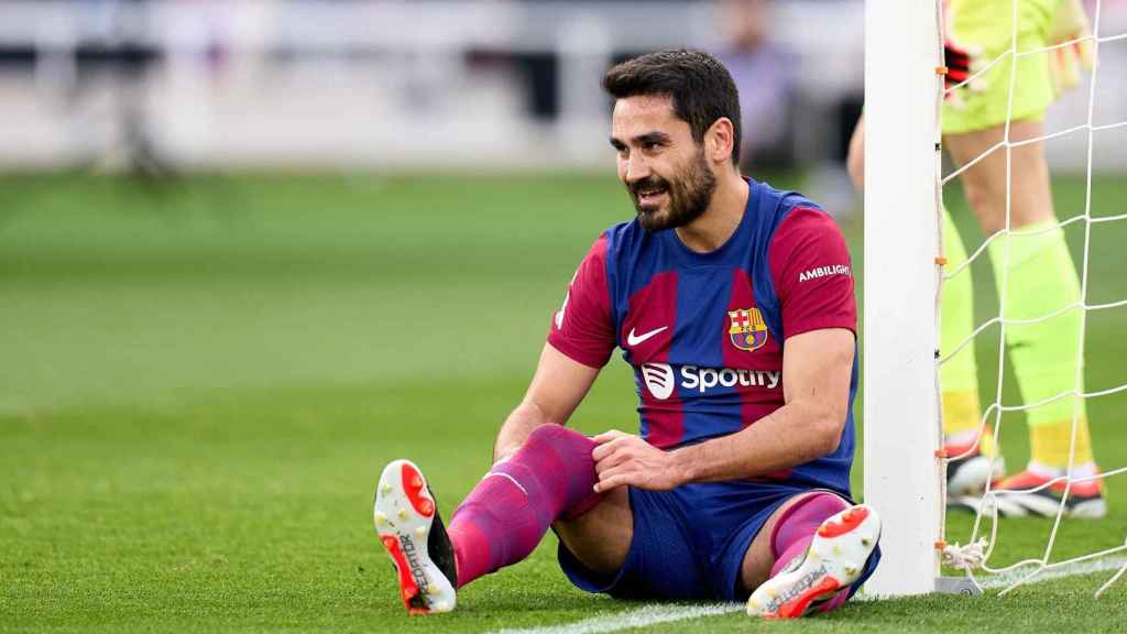 Ilkay Gundogan, durante un momento del partido del Barça contra el Getafe