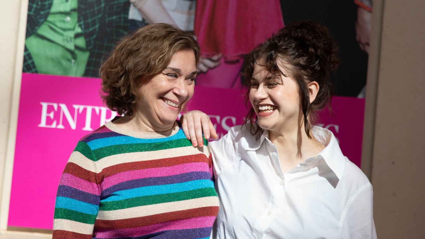 Las actrices Anna Barrachina y Elisabet Casanovas