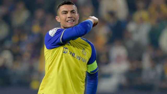 Cristiano Ronaldo, en un partido del Al-Nassr