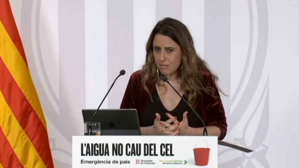 La portavoz de la Generalitat, Patrícia Plaja, tras el Consell Executiu del 27 de febrero del 2024