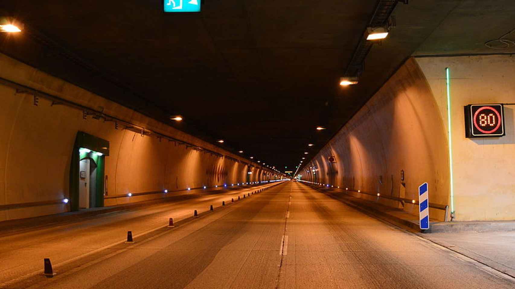 Interior del túnel de Viella - Juan Carlos I