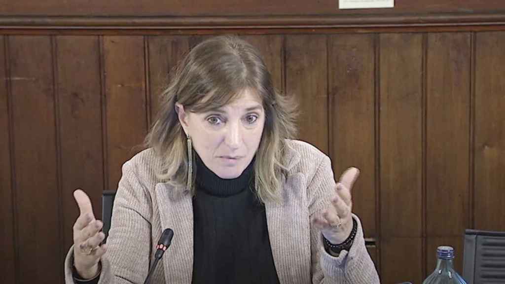 La diputada Glòria Freixa, ayer en la ponencia