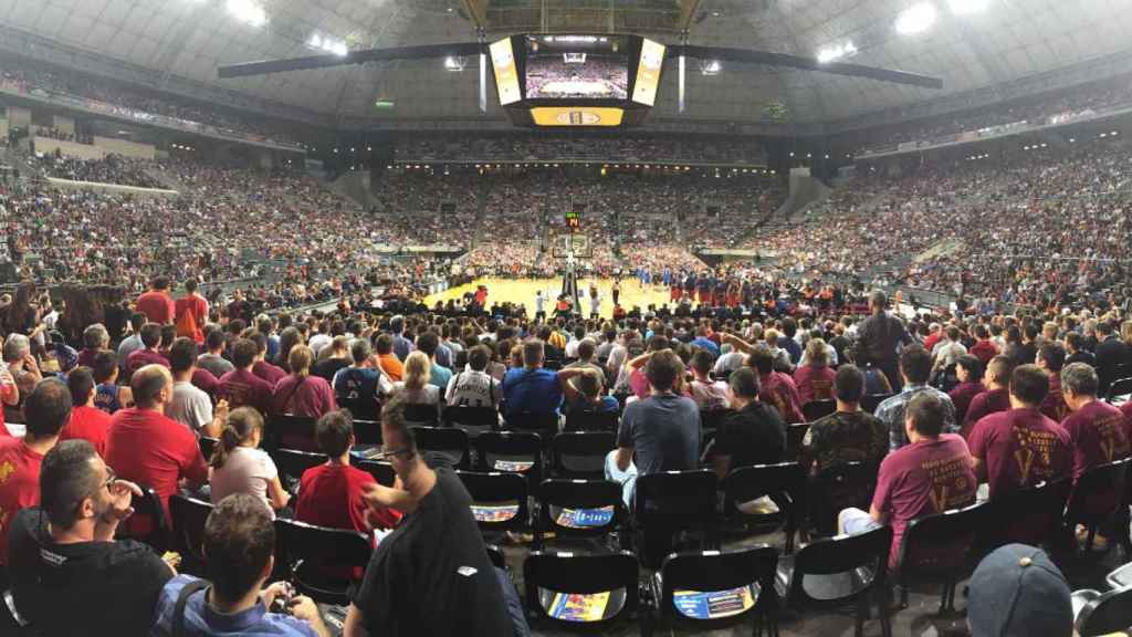 Partido del Barça en el Palau Sant Jordi