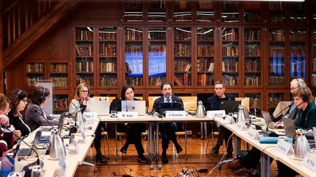 Reunión del Consejo de Gobierno celebrado hoy en la Universitat de Barcelona