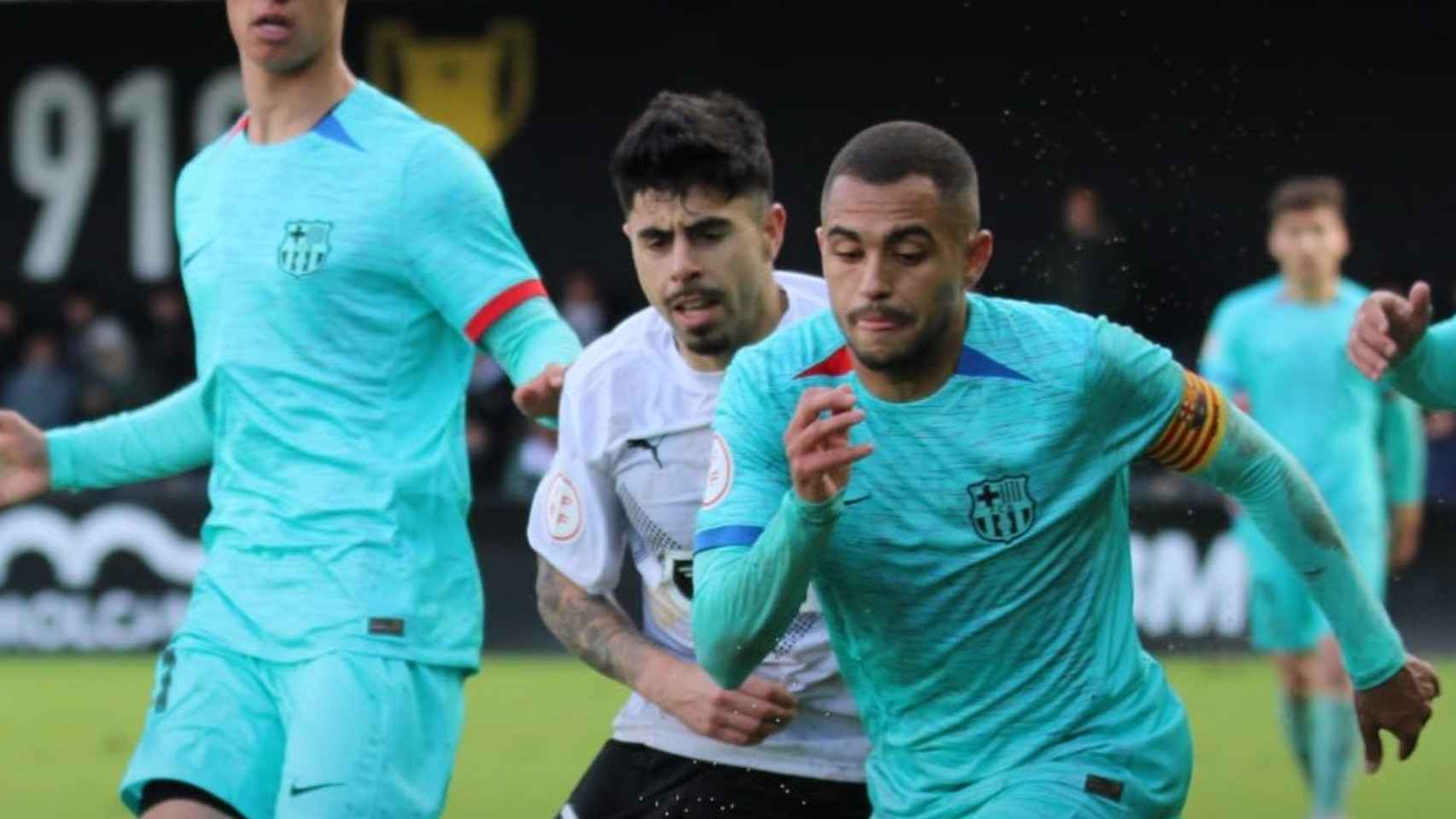 Moha lidera un ataque del Barça B contra el Real Unión