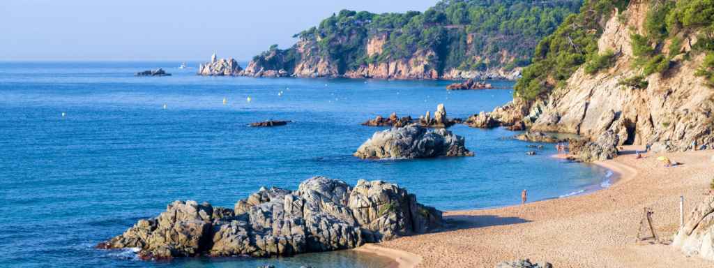 Cala Sa Boadella, en Lloret de Mar