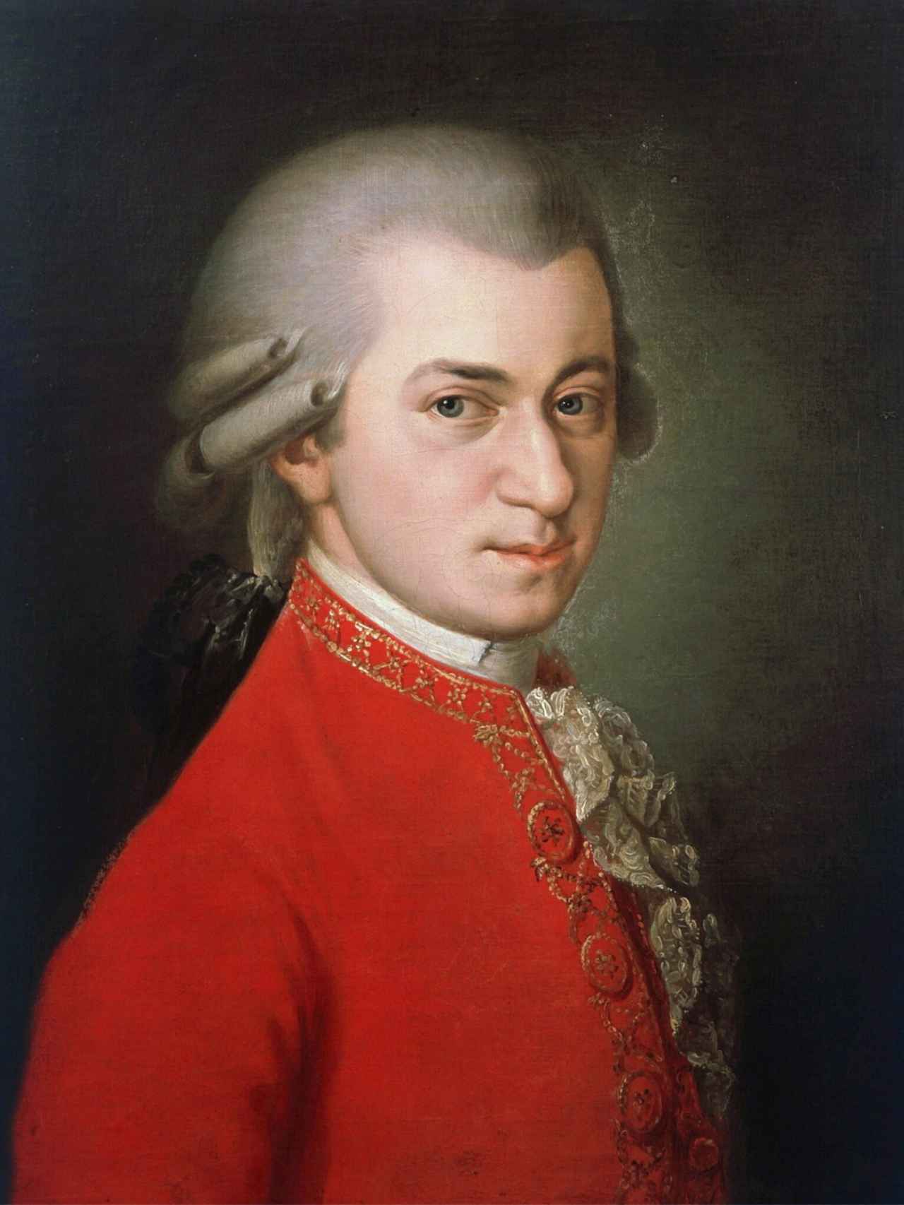 Retrato póstumo de Mozart (1819).