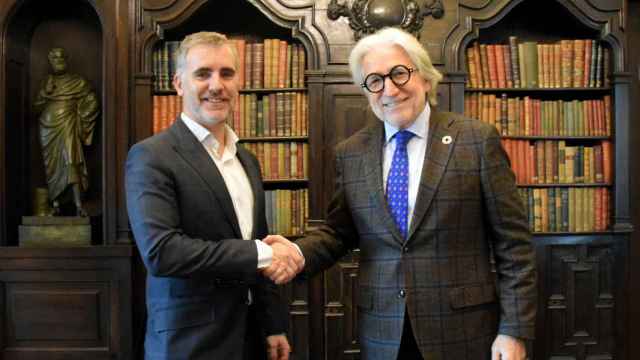 Josep Sánchez Llibre y Guillermo Vallet, presidentes de Foment y Get Up respectivamente