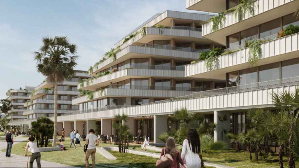 El futuro hotel SLS del Port Fòrum