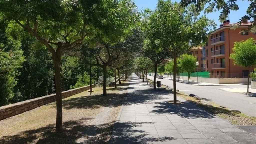 'Paseo 1 de Octubre' de La Pobla de Segur, antes llamado 'Paseo de Josep Borrell'