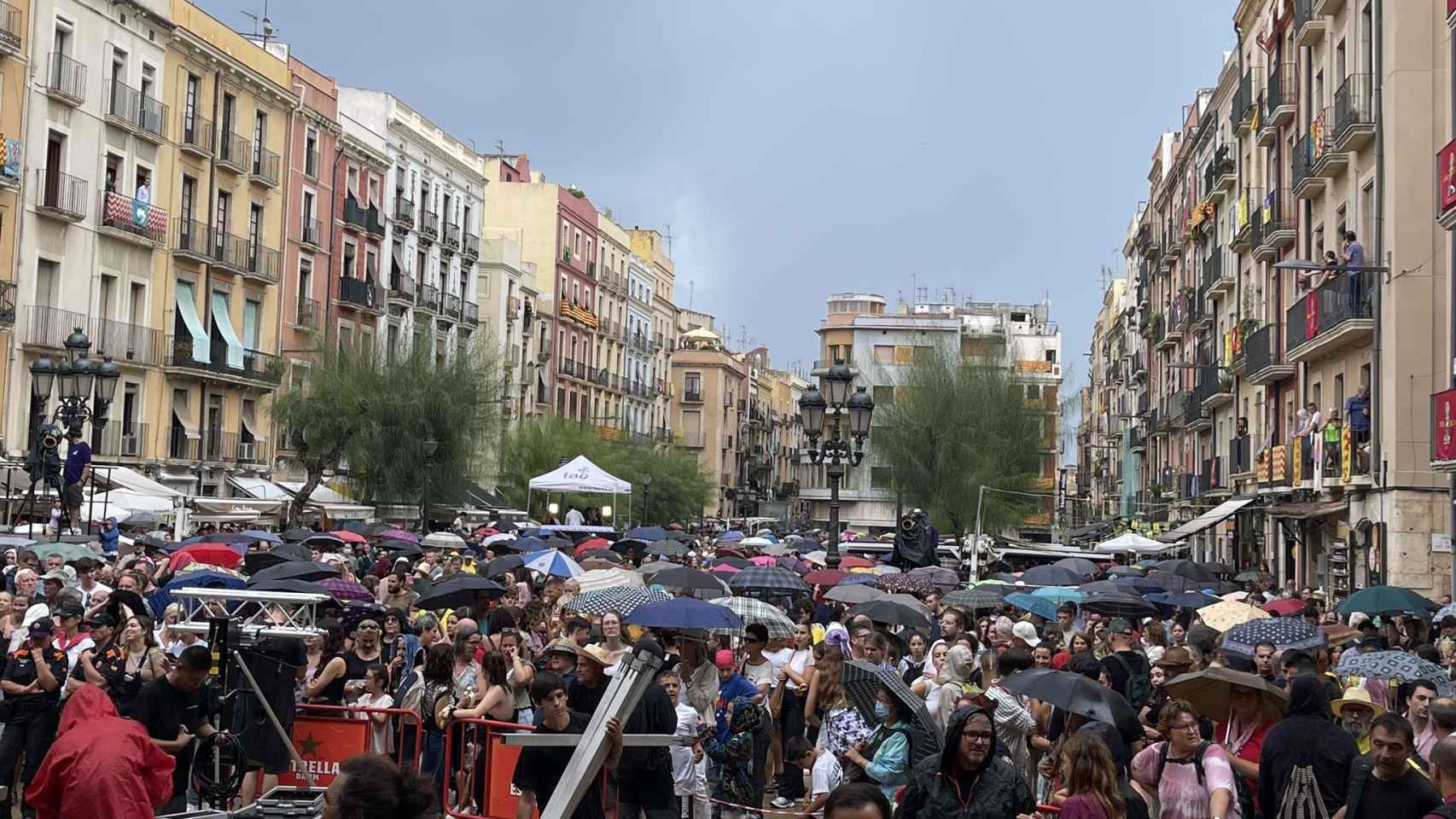 Día lluvioso en Tarragona