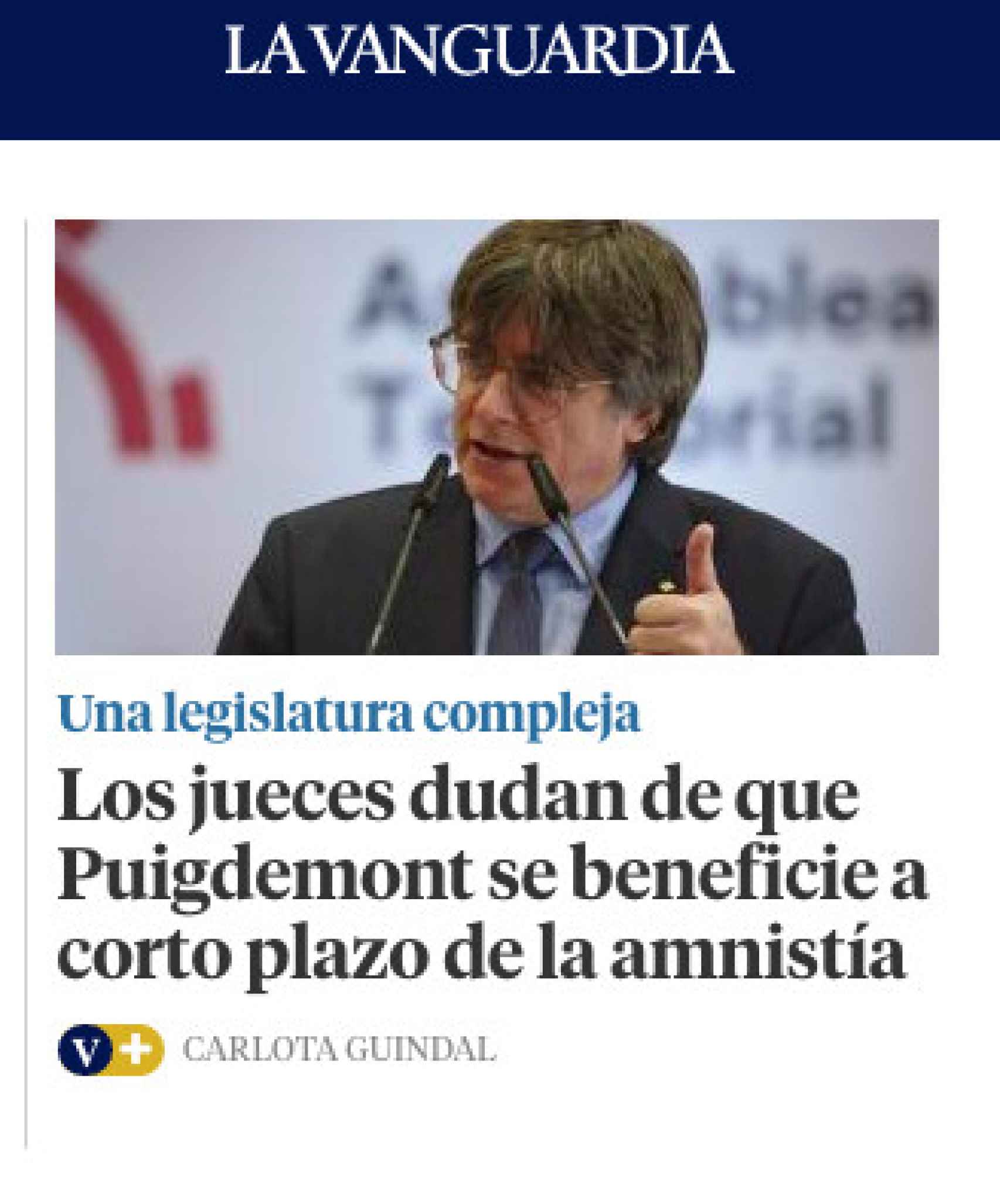 La Vanguardia, 9 de marzo de 2024