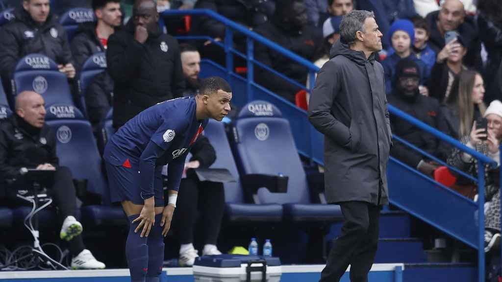 Luis Enrique da entrada a Kylian Mbappé en el PSG-Reims