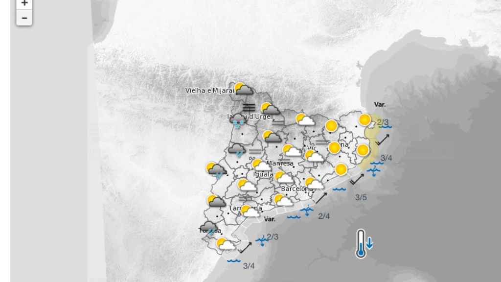 Predicción para este domingo, según Meteocat