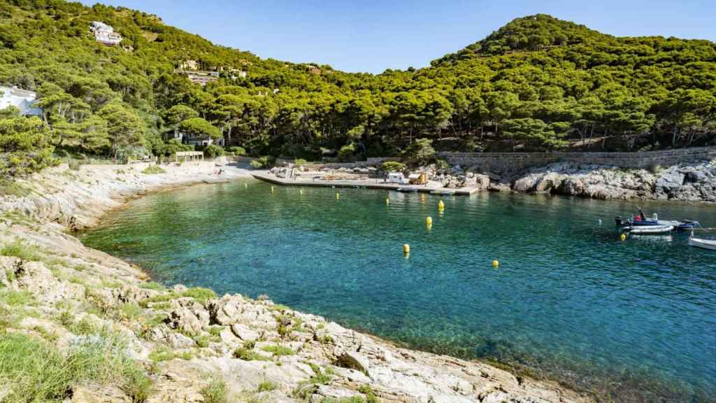 Cala Aiguafreda, en Begur (Girona)