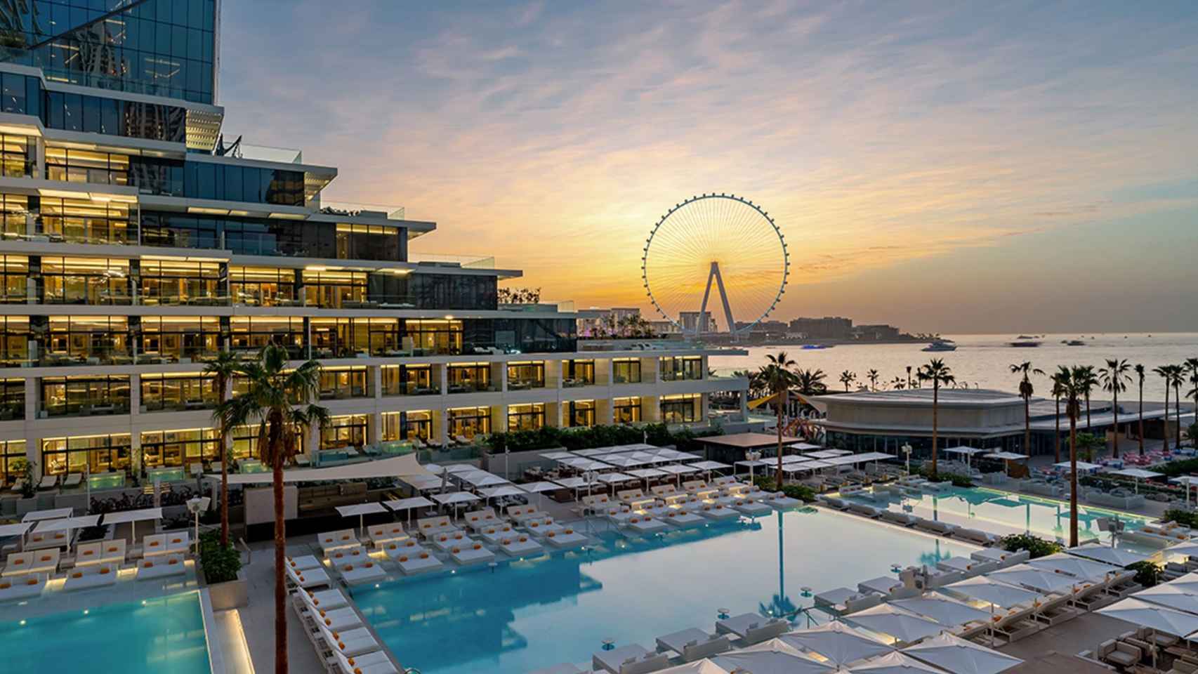 Imagen del Five Luxe JBR de Dubái, el primer hotel con Pachá en el emirato