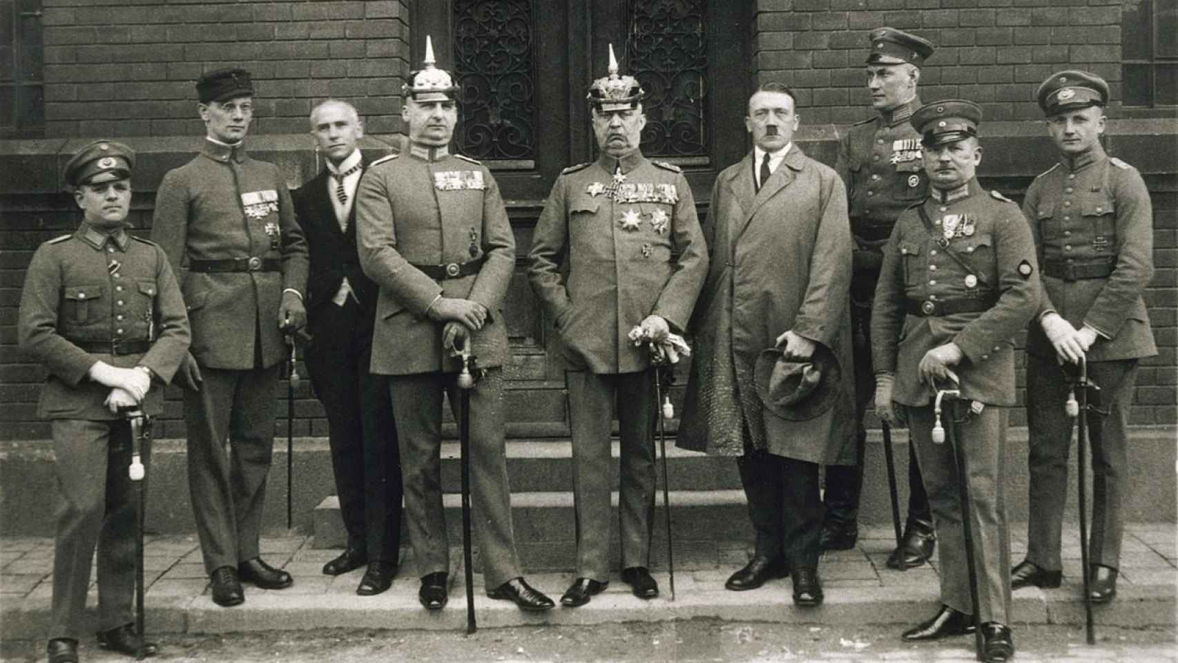 Los conspirsadores del Putsch de Munich antes del juicio