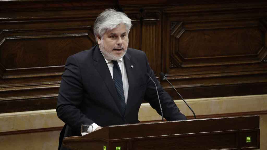 El presidente de Junts en el Parlament, Albert Batet