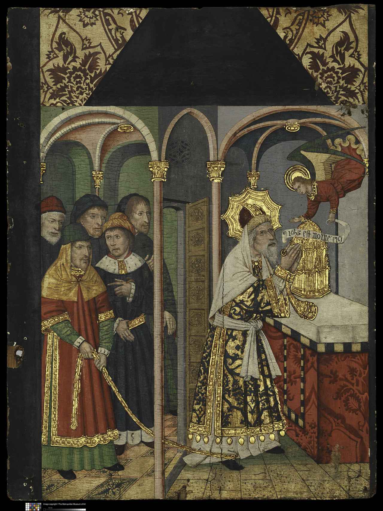 'El ángel se aparece a Zacarias', de Domingo Ram, ca. 1420-1440